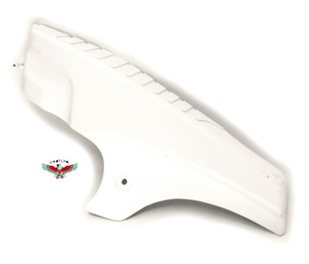 OEM A35 tomos WHITE running board - left side