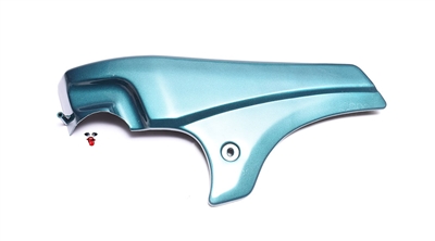 OEM A35 tomos GREEN running board - left side