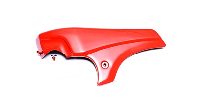 OEM A35 tomos RED running board - left side