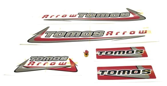 tomos OEM a55 arrow sticker set