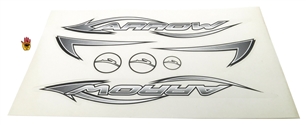 tomos OEM a55 arrow RACING sticker set