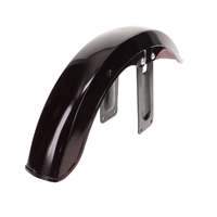 NOS trac clipper front fender - dark MAROON