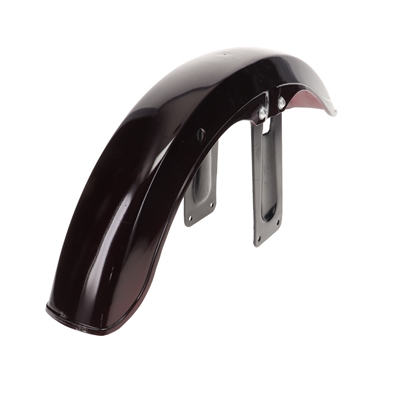 NOS trac clipper front fender - dark MAROON