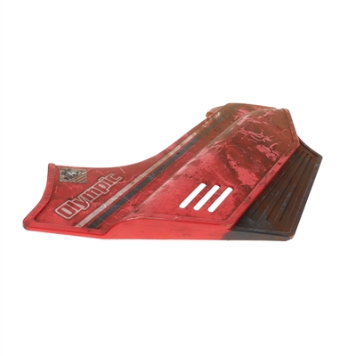 USED trac olympic RIGHT side cover - RED