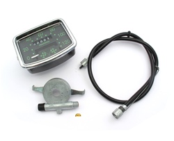 motobecane transval speedometer set - rectangular