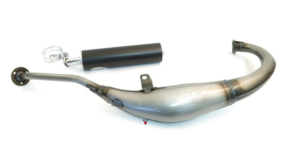 turbo kit race pipe for honda NS50 - clear coat version