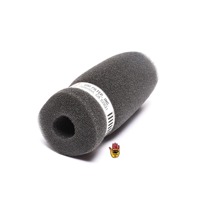 UNI air filter SHORT black foam - 19mm ID