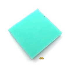 UNI air filter seafoam foam 4x4"