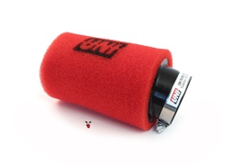 angled UNI stage pod LONG air filter - 44mm ID