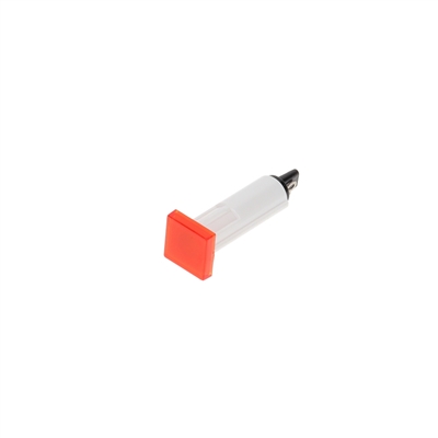 universal square dash indicator light - RED