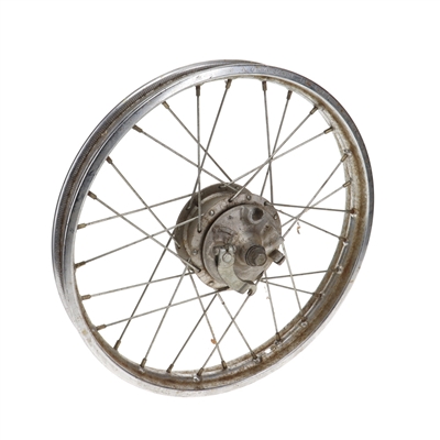 USED Yamaha QT50 14" front spoke wheel