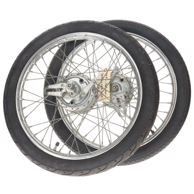 USED 16" morini PACER spoked wheel set