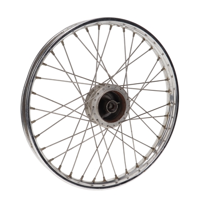 USED Puch 17" spoke front wheel - WIDE rim