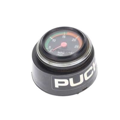 USED puch complete VDO 30 mph speedometer with housing - green and orange version