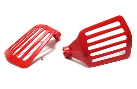 UTAH grilled hand guards in RED