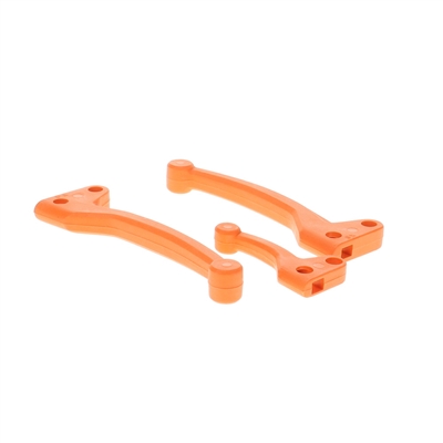 NOS vespa CDR plastic party lever set - ORANGE
