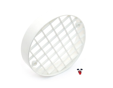 vespa piaggio head light grill for SI mopeds - WHITE