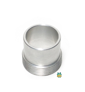 vespa piaggio CNC'd aluminum exhaust port for D.E.P.S. cylinders - 27mm