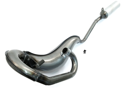 vespa piaggio polini top one pipe