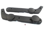 vespa piaggio ciao black side cover set for dual variated bikes