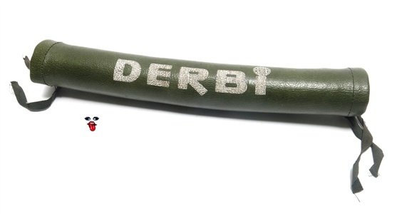 vintage derbi handlebar pad - GREEN