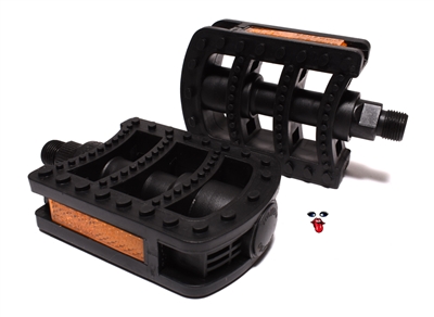 wellgo XTRA GRIP BLOCK pedals - lotsa dots