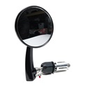 black whisker bar end mirror