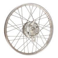 NOS garelli 17" FRONT spoke wheel - wideeee