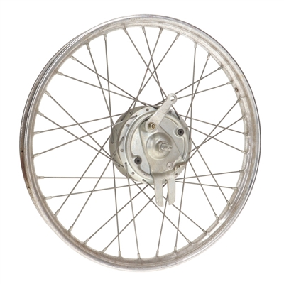 NOS garelli 17" FRONT spoke wheel - wideeee