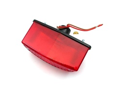 moped wide red tail light