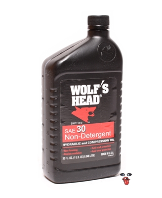 wolf's head NON-DETERGENT 30w oil