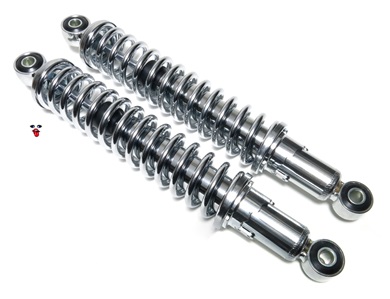 xtreme chrome adjustable shocks - 300mm