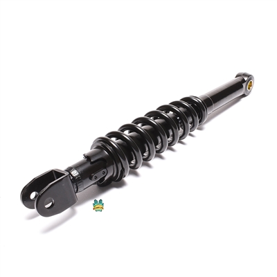 320mm all black MONOSHOCK for yamaha QT50!! - ADJUSTABLE  tension. Replaces yamaha part #s 5U9-22210-00 & 5U9-22210-01