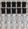10 White and 10 Black Polyster Machine Embroidery Thread