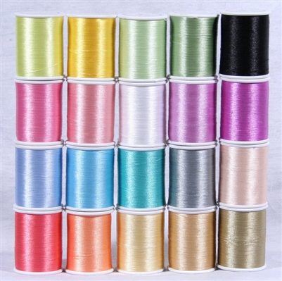 20 Spools of Poly Embroidery Thread from ThreadNanny