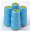 4 Large Cones of Polyester thread in Aquamarine with 3000 yards each