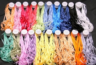 ThreadNanny 20 Spools of 100% Pure Silk Ribbons