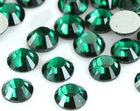 Hotfix 5mm Rhinestones in Emerald Green by ThreadNanny