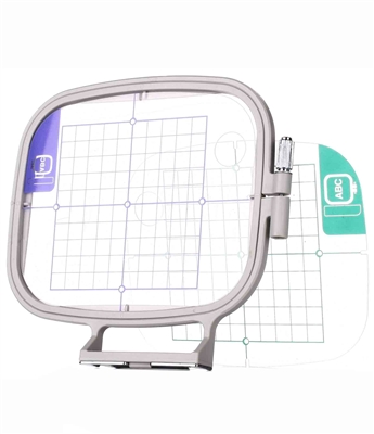 ThreadNanny 4x4 Embroidery Hoop w/ Grid for Brother