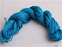 ThreadNanny 25 Yards of 2mm Satin Chinese Knot Cord in Aqua