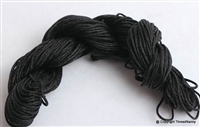 ThreadNanny 25 Yards of 2mm Satin Chinese Knot Cord in Black