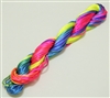 ThreadNanny 25 Yards of 2mm Satin Chinese Knot Cord in Multi Fluorescent