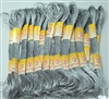 Skeins of Silver Silky Hand Embroidery Cross Stitch Floss Thread
