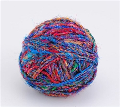 ThreadNanny Himalayan 100% Pure Silk Yarn for Knitting - Electro