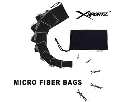 Xsportz micro fiber bags help protect your sunglasses