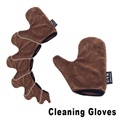Micro fiber cleaning gloves are great for cleaning sunglasses and glasses