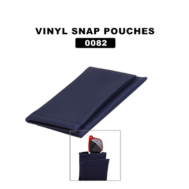 Navy Blue vinyl pouches wholesale
