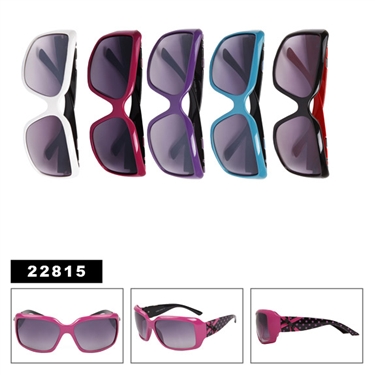 Charming bow and big lens style of wholesale fashion sunglasses