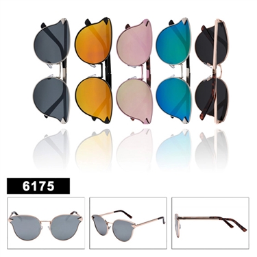 Mirrored Cat Eye Sunglasses