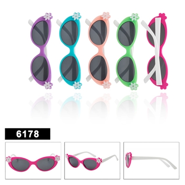 Cool wholesale flower sunglasses